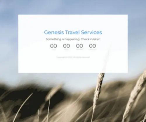 Genesistravelservices.com(Genesis Travel Services) Screenshot