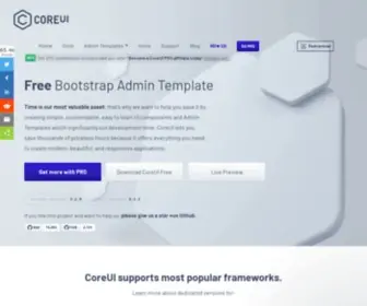 Genesisui.com(Free Bootstrap Admin Templates) Screenshot