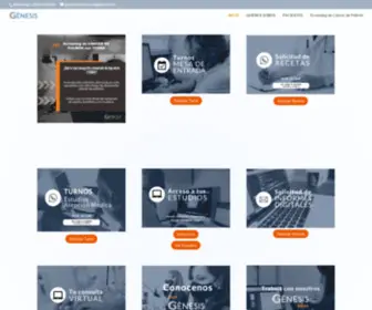 Genesisviedma.com.ar(Génesis) Screenshot