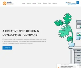 Genesiswtech.com(Genesis Web Technology) Screenshot