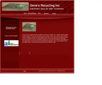 Genesrecycling.com(Page 1 of 7) Screenshot