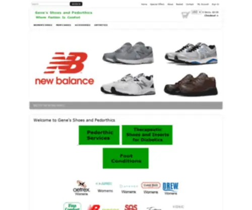 Genesshoes.com(Create your own free shop with Freewebstore) Screenshot