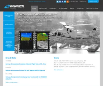 Genesys-Aerosystems.com(Genesys Aerosystems) Screenshot