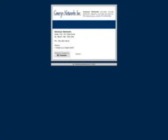 Genesysnetworks.com(Genesys Networks Edmonton) Screenshot