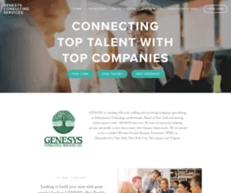 Genesysonline.com(GENESYS Consulting Services) Screenshot