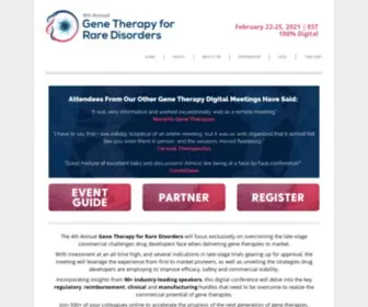 Genetherapy-Conference.com(4th Annual Gene Therapy for Rare Disorders 2021) Screenshot