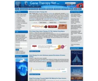 Genetherapynet.com(Gene Therapy Net) Screenshot