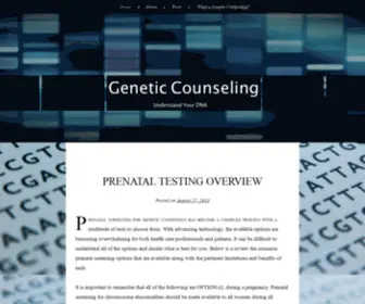 Geneticcounseling.info(Genetic Counseling) Screenshot