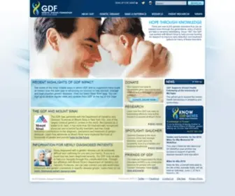 GenetiCDiseasefoundation.org(Genetic Disease Foundation) Screenshot