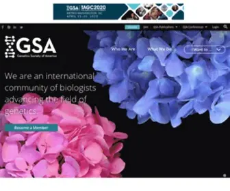 Genetics-Gsa.org(Genetics Society of America) Screenshot