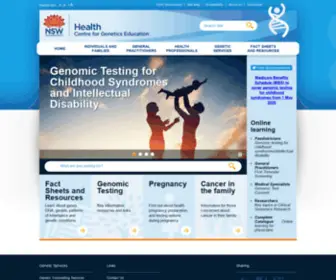 Genetics.edu.au(Centre for Genetics Education) Screenshot