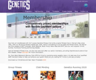 Geneticsfitness.com.au(Genetics Fitness Club Warner’s Bay) Screenshot