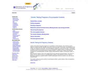 Geneticsofpregnancy.com(Geneticsofpregnancy) Screenshot
