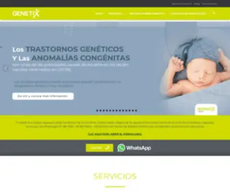 Genetix.com.co(Servicios) Screenshot