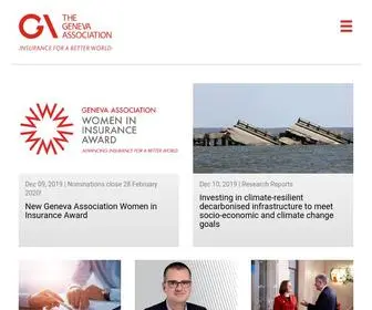 Genevaassociation.org(Geneva Association) Screenshot