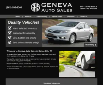 Genevaautosales.com(Geneva Auto Sales) Screenshot