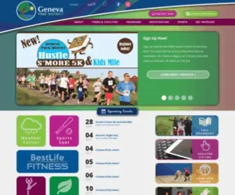 Genevaparks.org(Geneva Park District) Screenshot