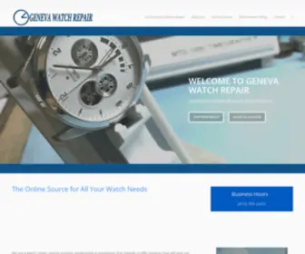 Genevawatchrepair.com(Watch Repair in Downtown San Francisco) Screenshot