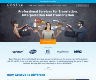 Genevaworldwide.com(Translation Company Provides Professional Language Services) Screenshot