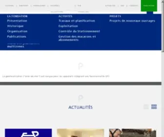 Geneve-Parking.ch(Fondation des Parkings) Screenshot