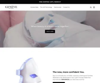 Geneveaesthetics.com(We know that beauty) Screenshot