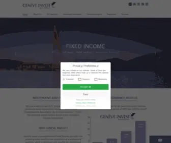 Geneveinvest.com(Genève Invest) Screenshot