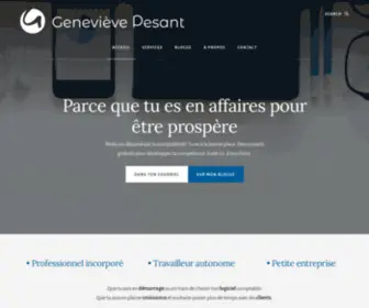 Genevievepesant.ca(Geneviève Pesant) Screenshot