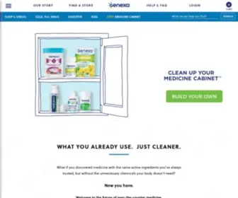 Genexa.com(The First Clean Medicine Company) Screenshot