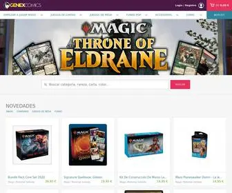 Genexcomics.com(Comprar Cartas Magic Online) Screenshot