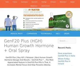 Genf20-Plus.info(GenF20 Plus (HGH) Human Growth Hormone) Screenshot