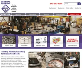 Genfoundry.com(General Foundry Service) Screenshot