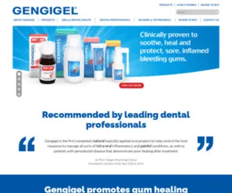 Gengigel.co.uk(The Gengigel range) Screenshot