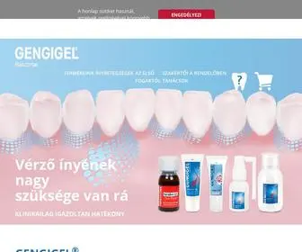 Gengigel.hu(Recept minden családtag számára az egészséges fogíny megőrzéséhez) Screenshot