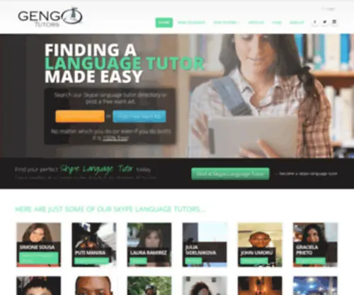 Gengotutors.com(Gengo Tutors) Screenshot