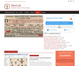 Geni.sk(Rodinn) Screenshot