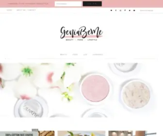 Geniabeme.com(Beauty and lifestyle blog) Screenshot
