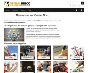 Genialbrico.com(Bienvenue sur Genial Brico) Screenshot