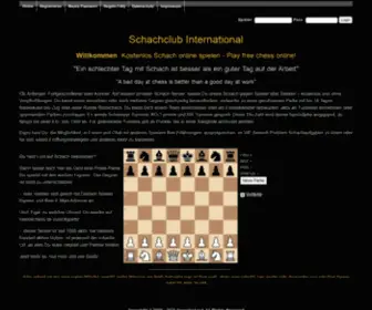 Genialschach.de(Schachclub International) Screenshot