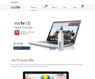Geniatech.us(Geniatech EyeTV) Screenshot