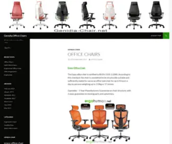 Genidia-Chair.net(Genidia Office Chairs) Screenshot