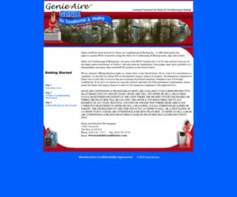 Genieaire.com(Genie Aire) Screenshot