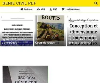 Geniecivilpdf.com(Genie Civil PDF) Screenshot