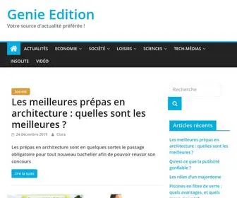 Genieedition.com(Genie Edition) Screenshot