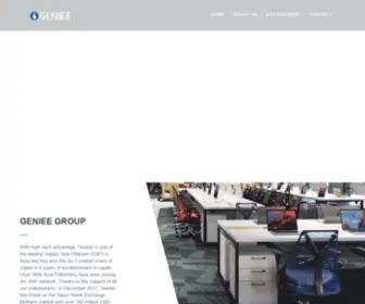 Genieegroup.com(Geniee, Inc) Screenshot