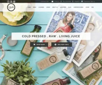 Geniejuicery.com(Genie Juicery) Screenshot