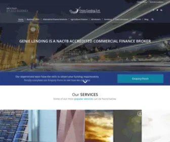 Genielending.co.uk(Business Loan Brokers &amp; Finance Solutions UK) Screenshot