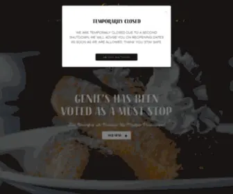 Geniesdivision.com(Genie's Cafe) Screenshot