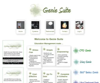 Geniesuite.co.uk(Genie Suite) Screenshot