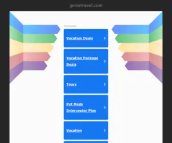 Genietravel.com(Genie Bags) Screenshot