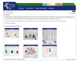 Genind.com(Genesis Instruments) Screenshot